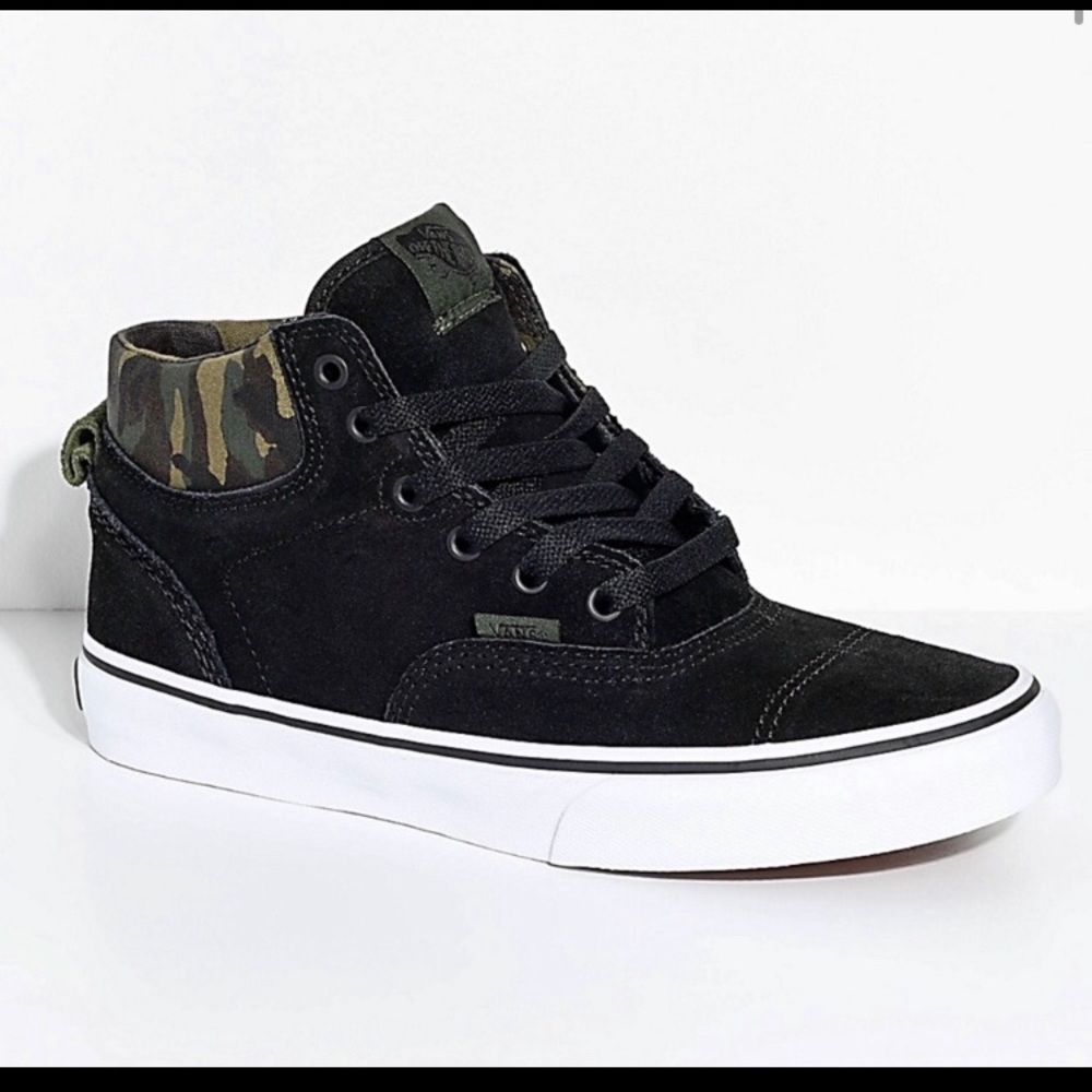 Vans Boys hi skate camp suede shoes 11.5